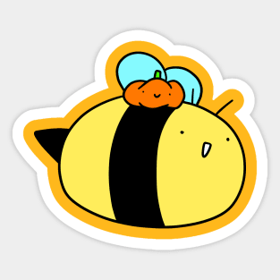 Pumpkin Bee Sticker